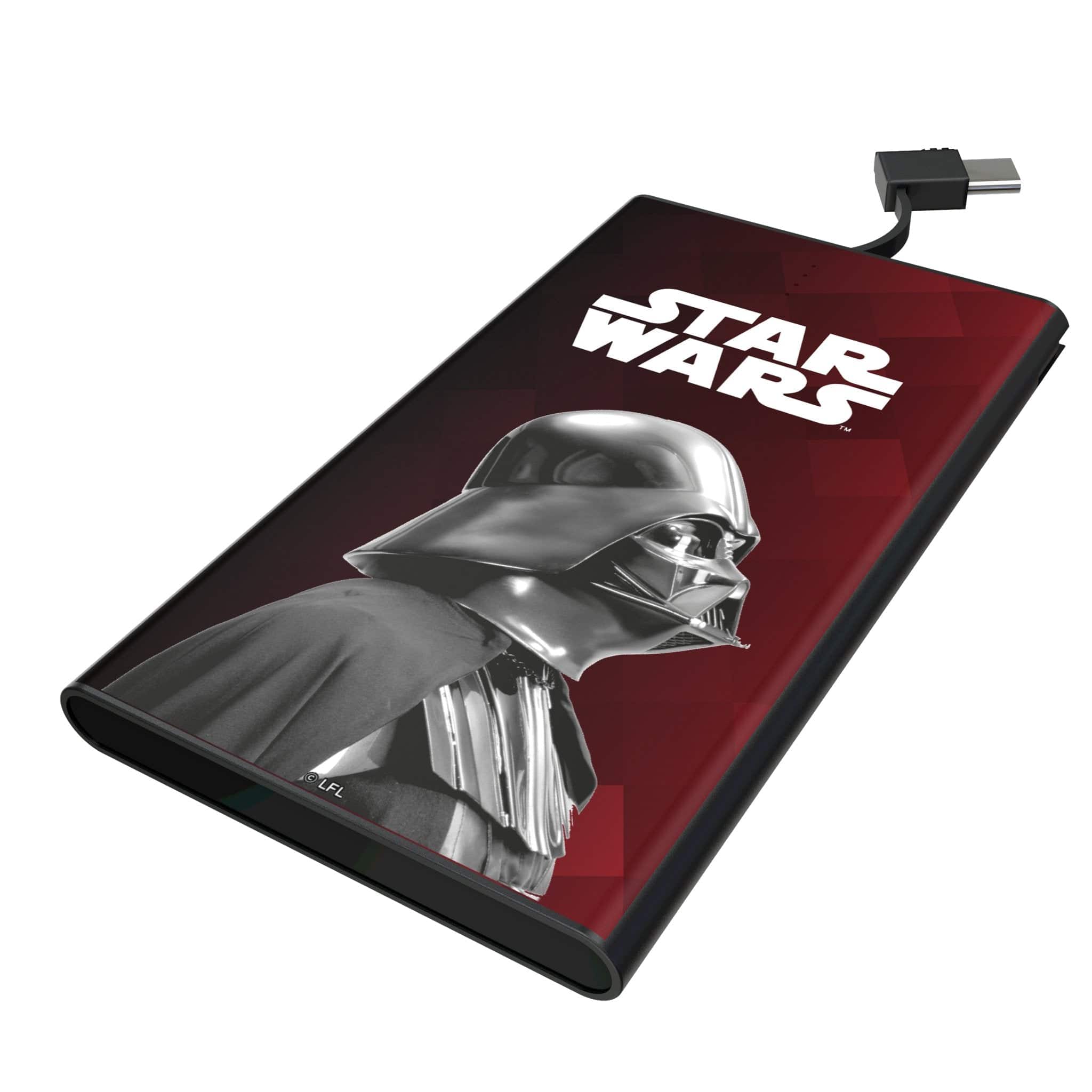 Photos - Power bank Star Keyscaper -  Wars: A New Hope Color Block 5000mAh Flat Powerbank - Darth Vader KPBF05 