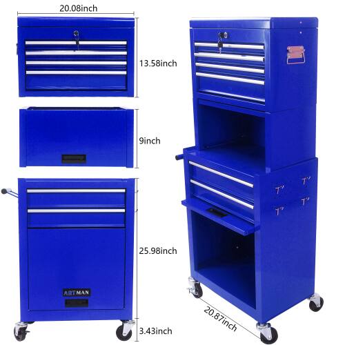 20.08 inch  
13.58 inch  
9 inch  
25.98 inch  
3.43 inch  
20.87 inch  

ARTMAN