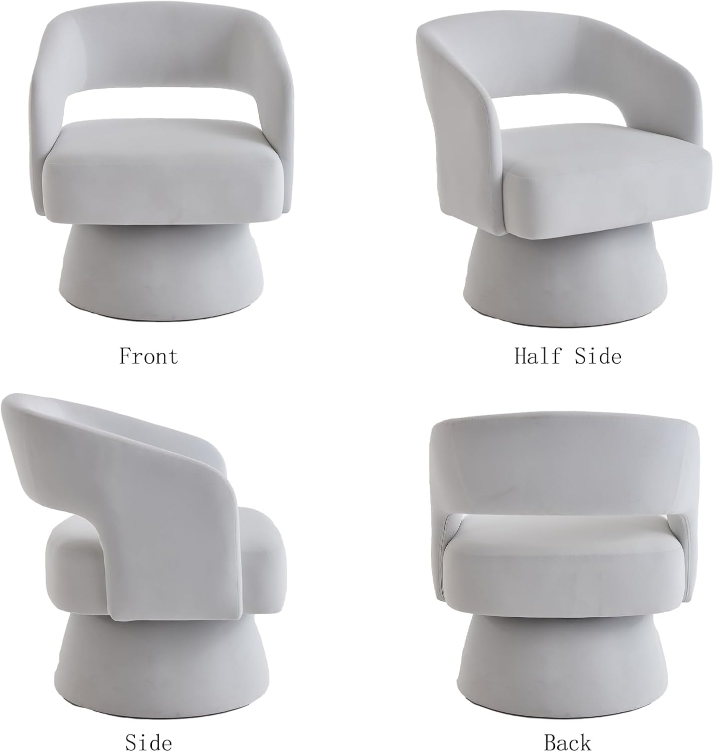 Front  
Half Side  
Side  
Back