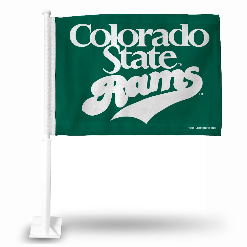 Rico Industries - Colorado State University Rams 11X14 Window Mount 2-Sided Car Flag - Multi