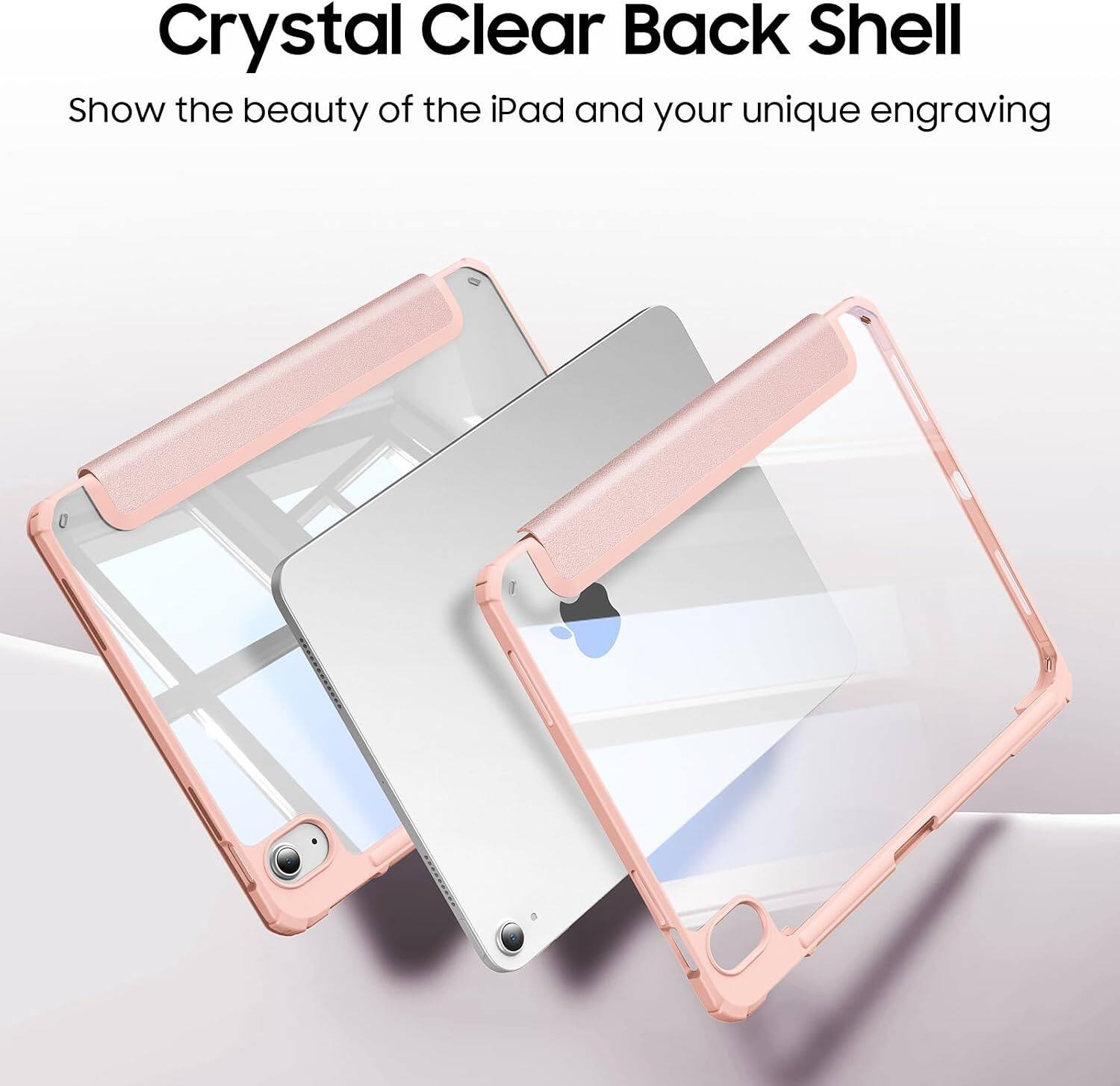 Crystal Clear Back Shell  
Show the beauty of the iPad and your unique engraving