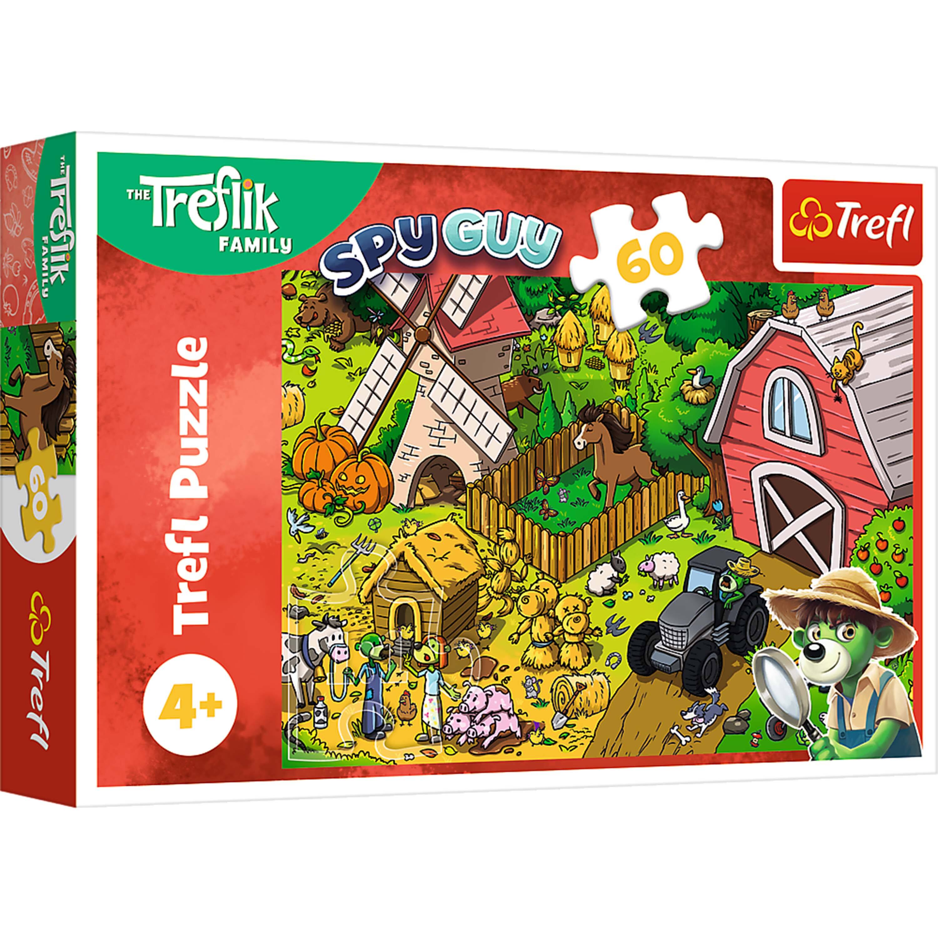 The Treflik Family  
Spy Guy  
60 Piece Puzzle  
Trefl Puzzle  
4+  
Trefl