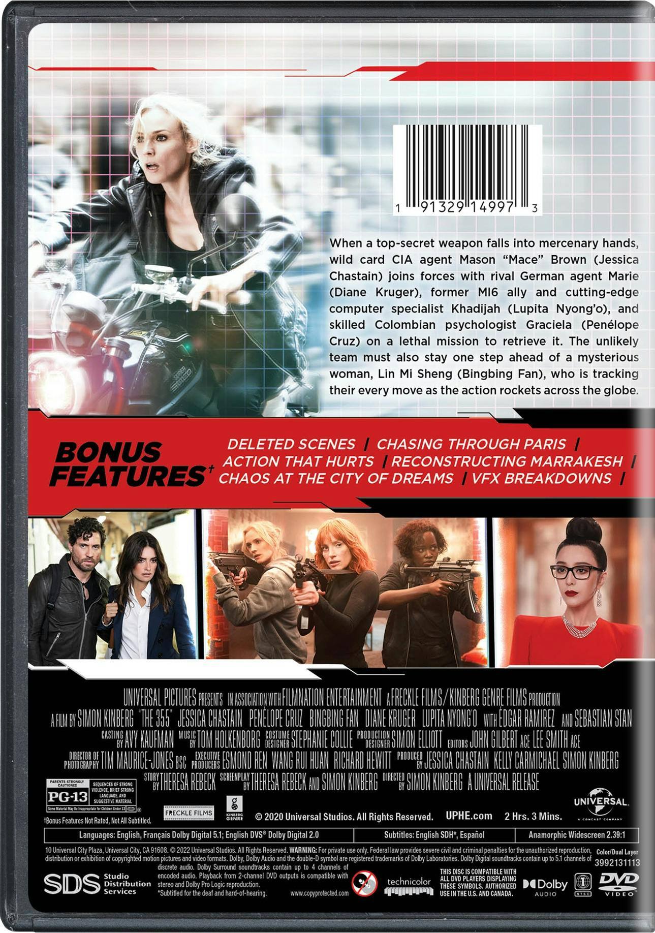 Back. The 355 [DVD].