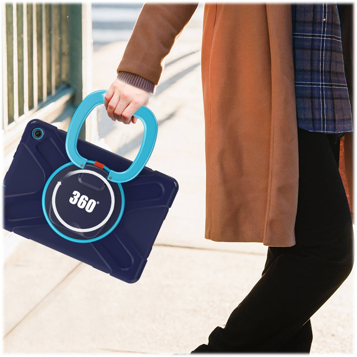 Alt View 17. SaharaCase - SpLaSh Series Heavy Duty Case for Amazon Fire HD 10 (2023) - Blue.