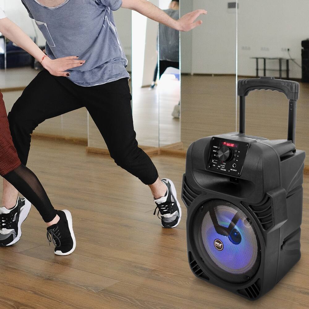 Alt View 7. Pyle - Pyle PPHP844B Portable Bluetooth Speaker System w/ Flashing Party Lights(2 Pack).