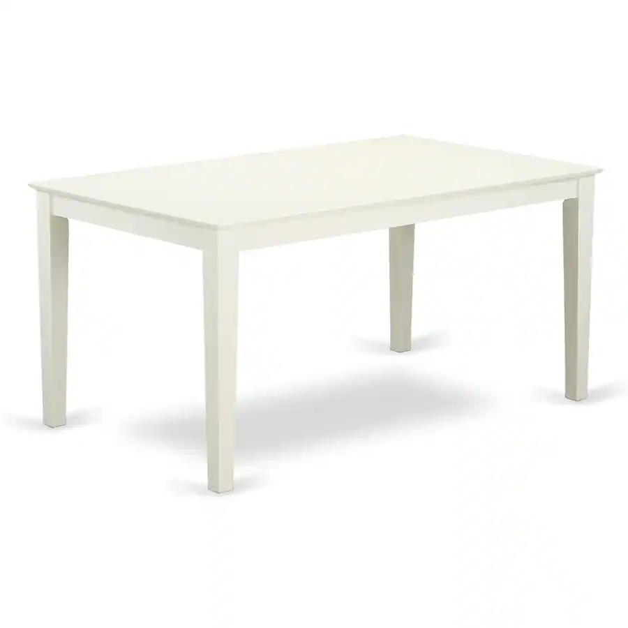 Contrast Color Chairs East West Furniture Dining Room Set Linen White Brown - Best Buy