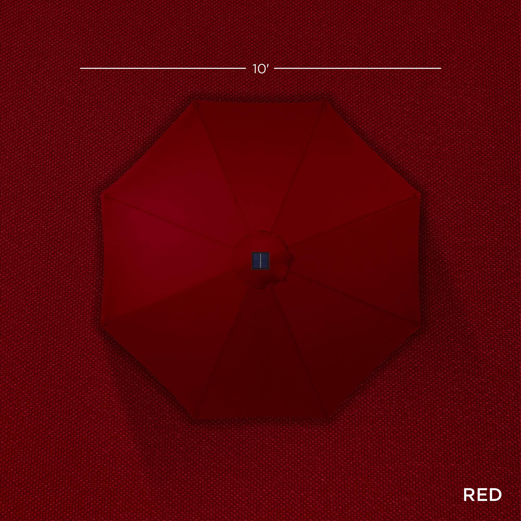 The text on the image is "10' RED."