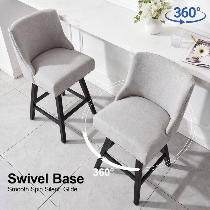 360° Swivel Base  
Smooth Spin Silent Glide