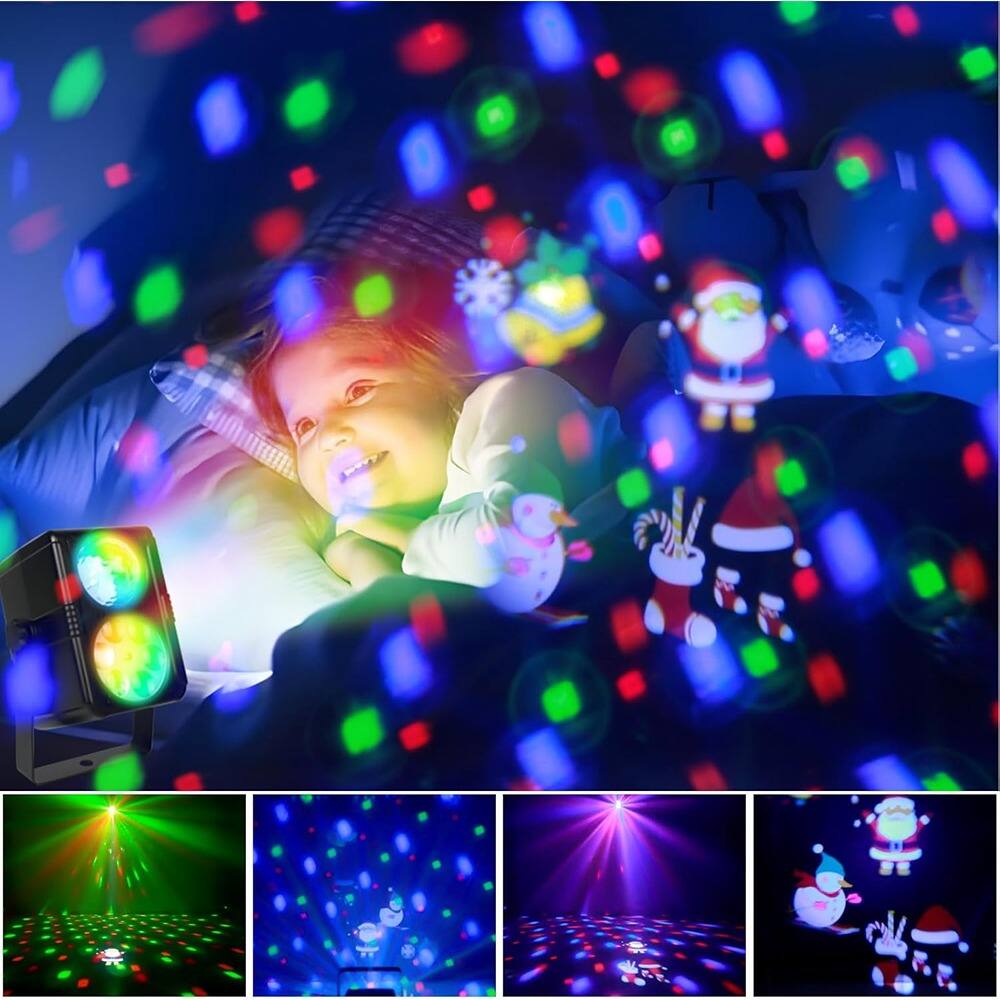 Alt View 1. RTMB - Sound-Control Disco Ball Strobe Light, Remote DJ Party Light, Multicolor.