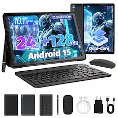 5MP+8MP 10.1" IPS 1280x800 24GB +128GB Octa-Core Android 15
