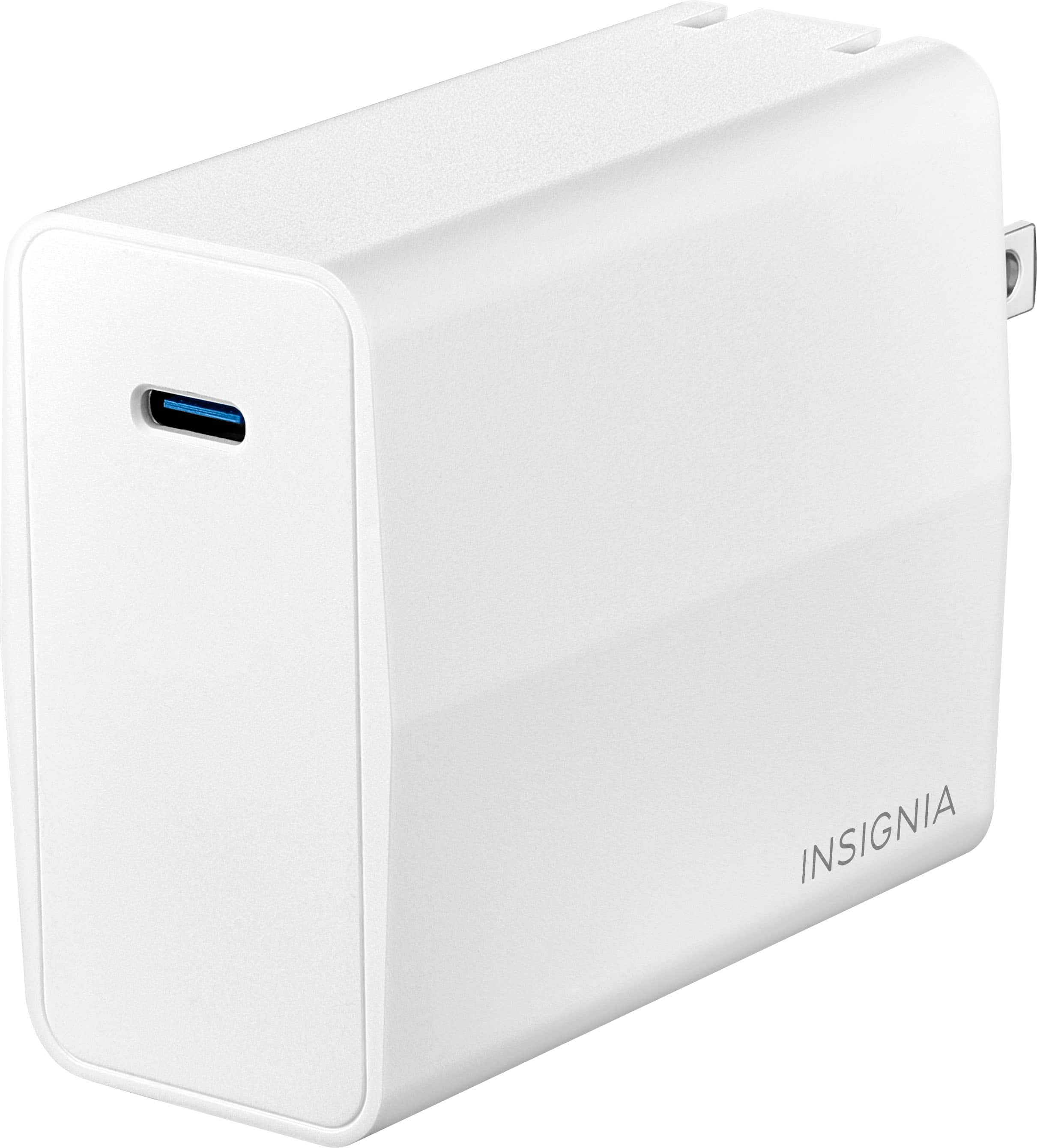 Alt View 11. Insignia™ - 140W USB-C GaN Wall Charger for MacBook Pro, MacBook Air, iPads, Galaxy tablets, and other USB-C Laptops and Devices - White.