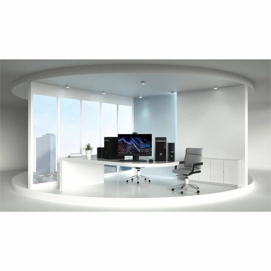 Alt View 2. Dell - Dell OptiPlex 7000 Desktop Computer - Intel Core i7 12th Gen i7-12700T - vPro Technology - 16 GB - 256 GB SSD - Micro PC - Black.