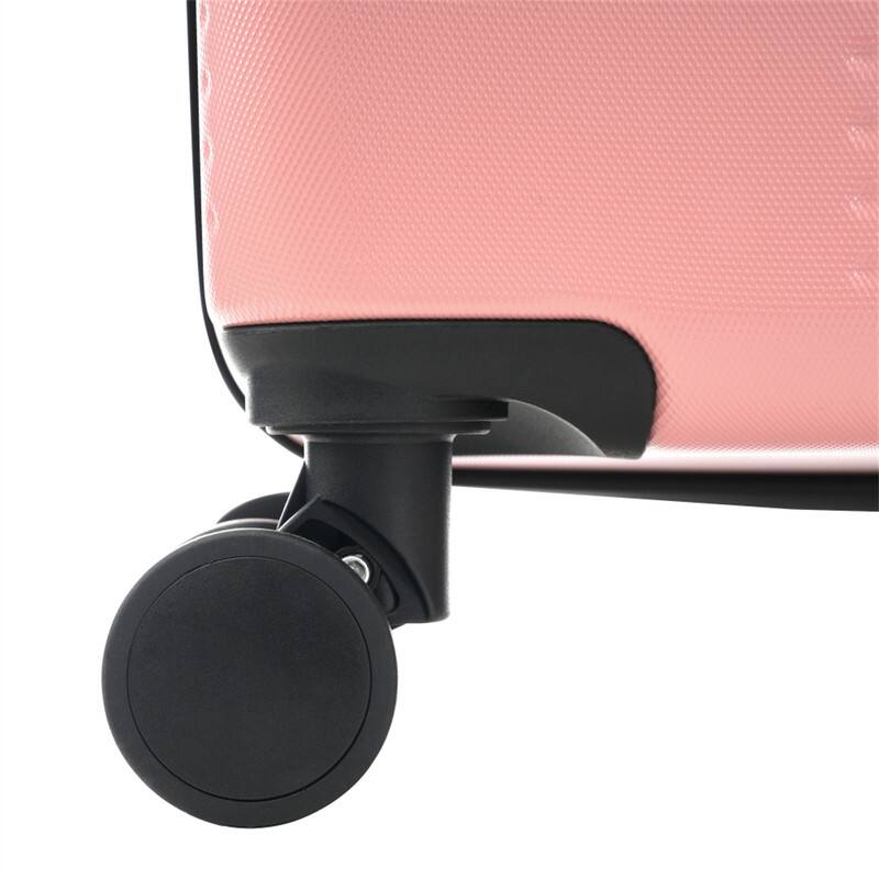 Alt View 9. HTUTWOO - Hardside Luggage - 5 Piece with Bags -20" Half-opening Carry on with USB Port,Expandable 24"/28",Spinner Wheels,TSA Lock - Light Pink.