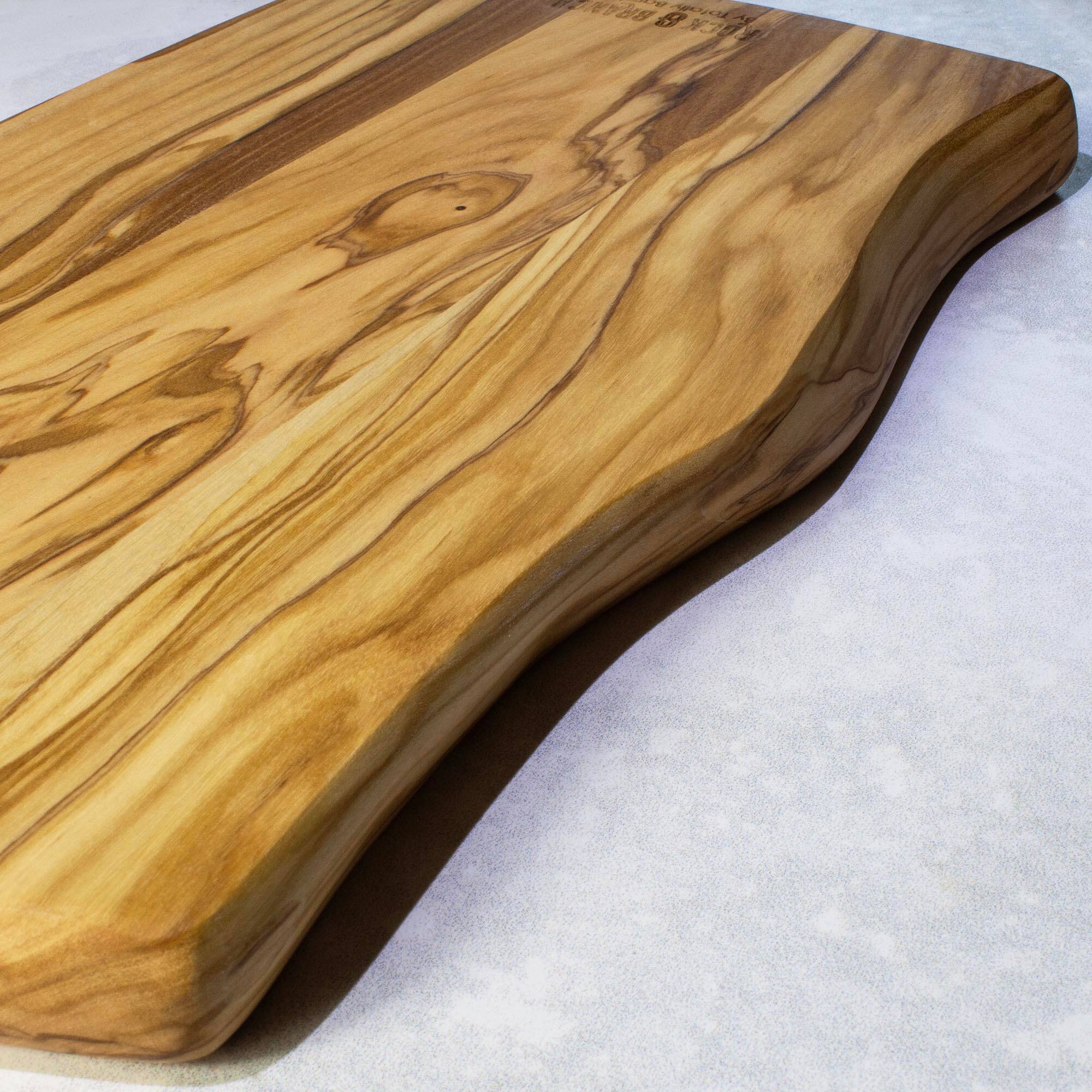 Back. Rock & Branch - Olive Wood Charcuterie Serving Paddle.