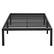 Angle. Hivvago - Twin XL size Heavy Duty Black Metal Platform Bed Frame - Black.