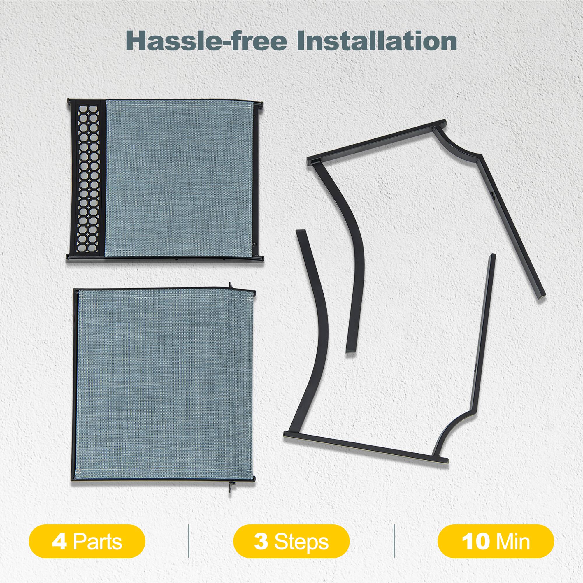 Hassle-free Installation

4 Parts

3 Steps

10 Min