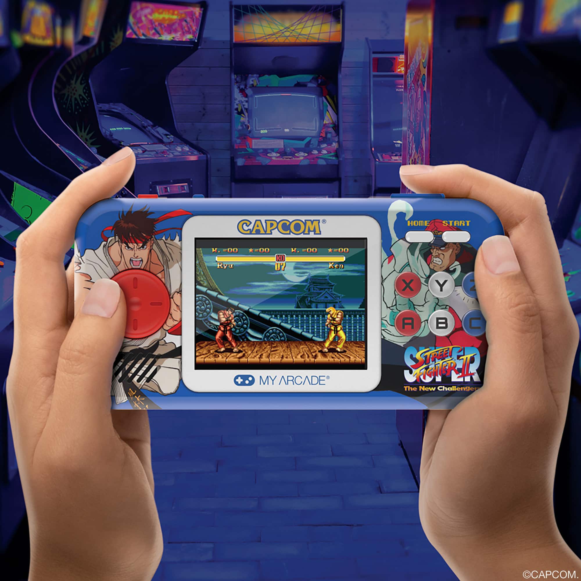 その他 CAPCOM SUPER STREET FIGHTER II SYSTEM II Super Street Fighter II Pocket Player Pro Portable Handheld Gaming