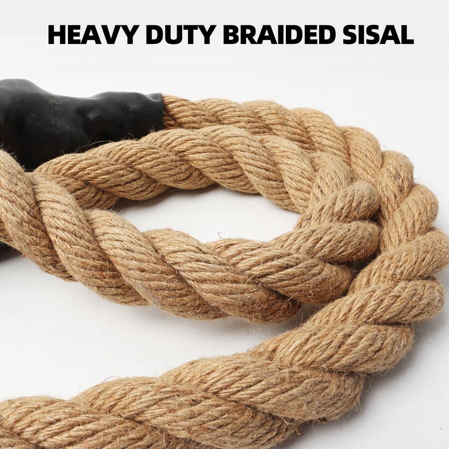 GSE Games & Sports Expert Gym Sisal Climbing Rope, 1.5