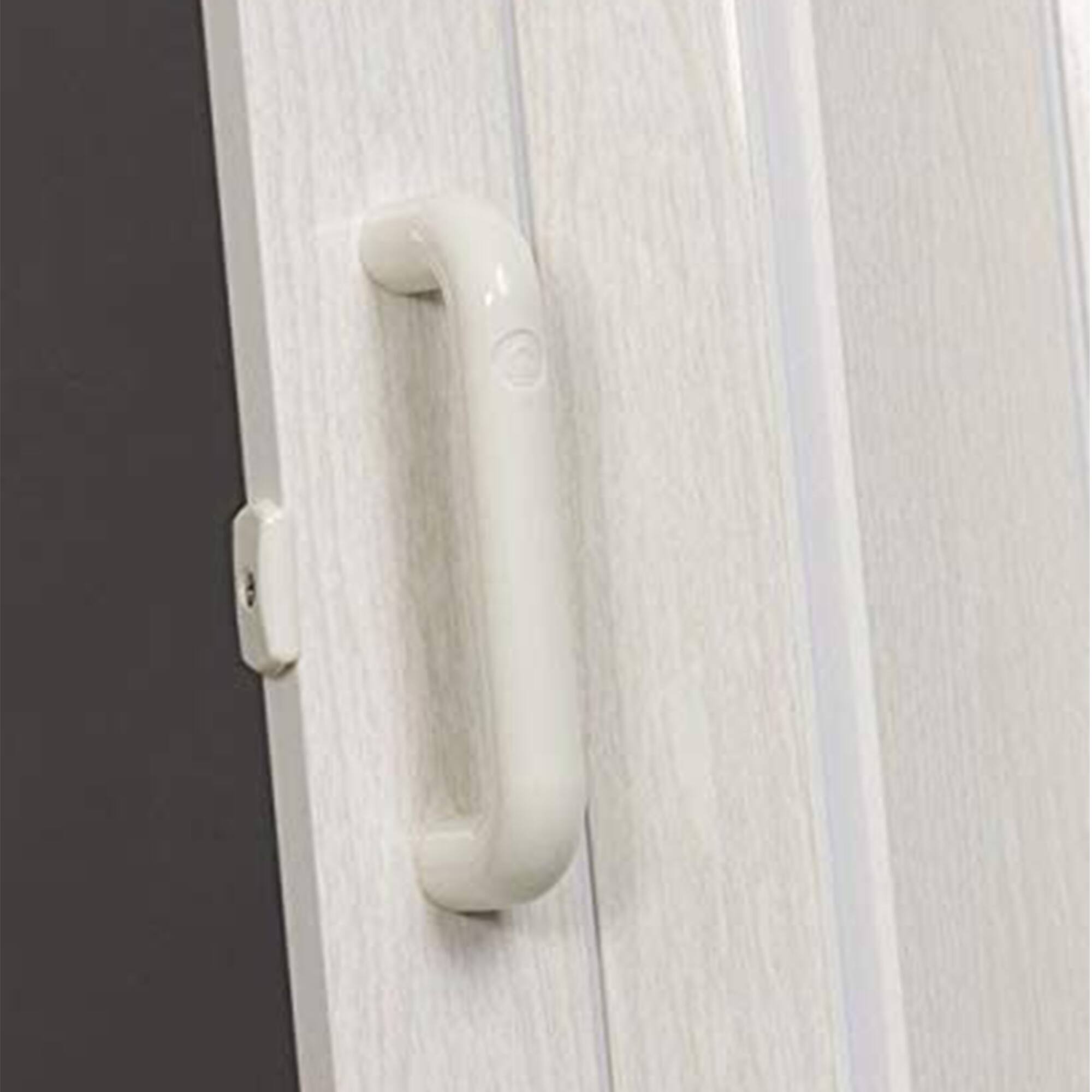 Alt View 4. LTL Home Products - LTL Home Products OAKMT4880HEC Oakmont Wooden Style Vinyl Accordion Door, White - White.