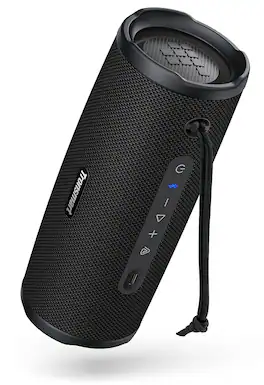 Tronsmart - Mirtune C3 Plus Portable Bluetooth Speaker-50W Balanced Sound for Outdoor-IPX7 Waterproof-12H Playtime-Dual Connection - Black