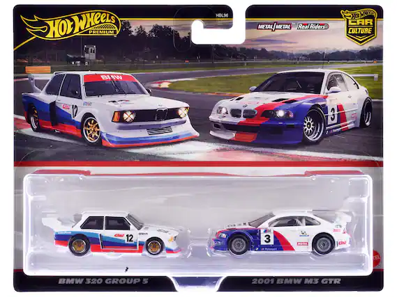 Hot Wheels Premium
HBL96
Metal | Metal
Real Riders
Car Culture
BMW 320 Group 5
2001 BMW M3 GTR
Uni-R
MOTUL
TEL