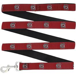 StadiumSpot - South Carolina Gamecocks 6' Regular Dog Leash - Red