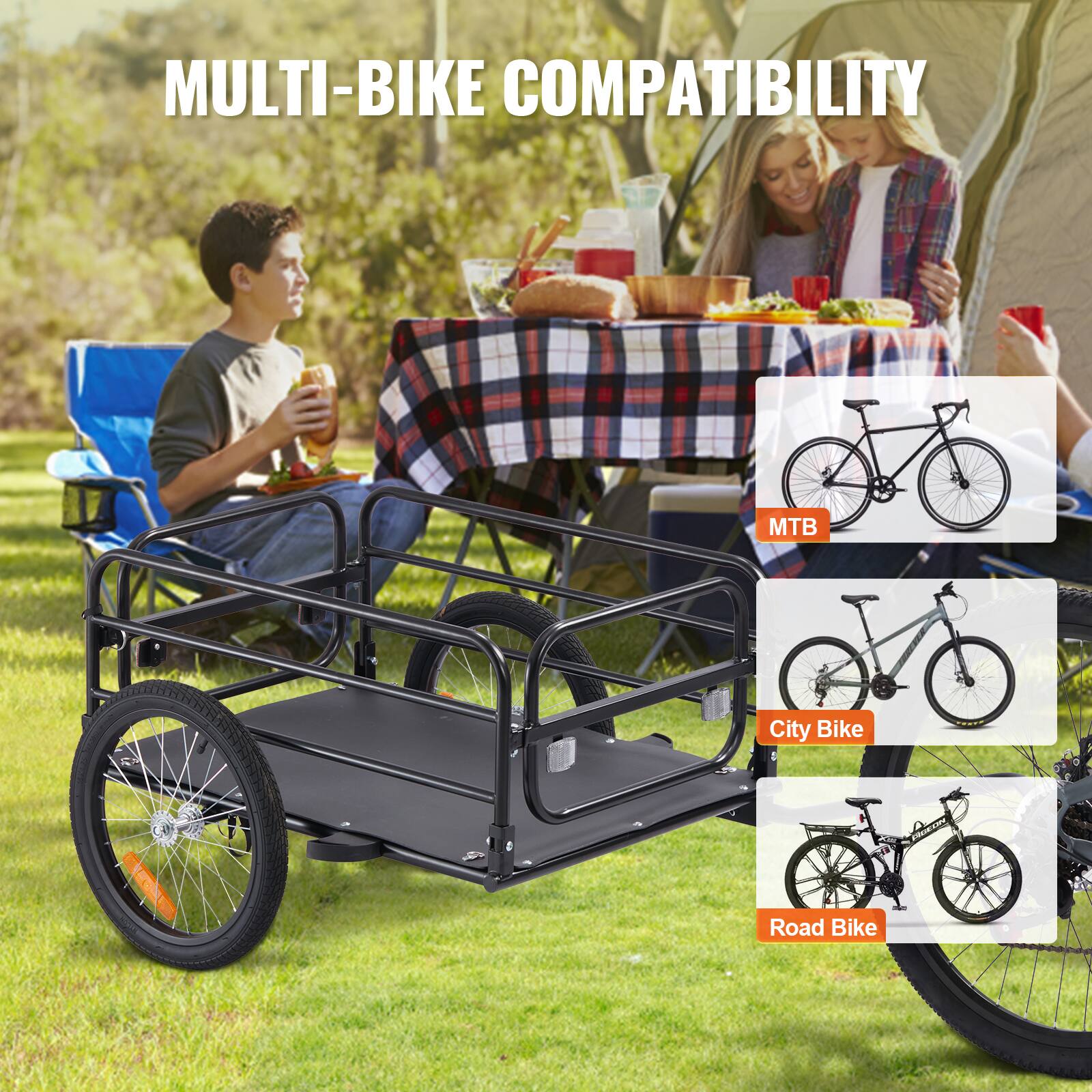 MULTI-BIKE COMPATIBILITY

MTB  
City Bike  
Road Bike