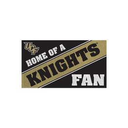 Evergreen Enterprises - UCF Knights 16" x 28" Home of a Fan Indoor/Outdoor Logo Turf Mat - Multicolor