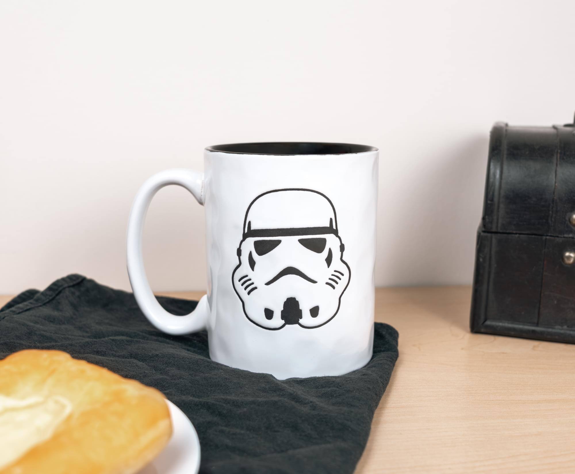 Alt View 5. Silver Buffalo - Star Wars Stormtrooper Wax-Resist Ceramic Pottery Mug | Holds 17 Ounces - Multi-Colored.