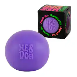 Super Impulse - World's Smallest Nee-Doh 1.5-Inch Squishy Stress Reliever - Purple