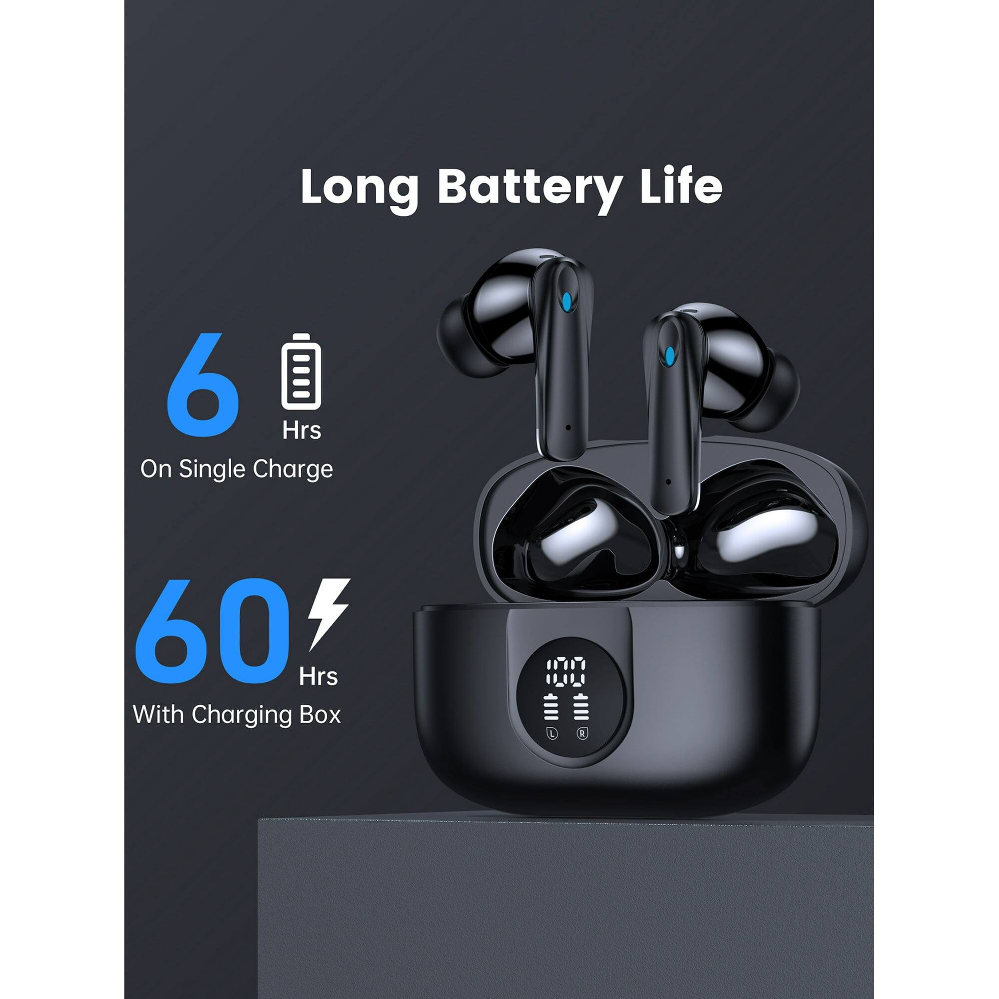 Long Battery Life  
6 Hrs On Single Charge  
60 Hrs With Charging Box