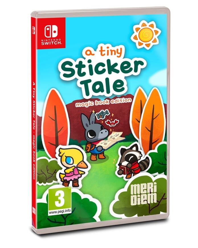 8 NINTENDO SWITCH.  
a tiny Sticker Tale book edition magic Sticker Tale I magic book edition  
MeRi 3 Diem  
www.pegi.info