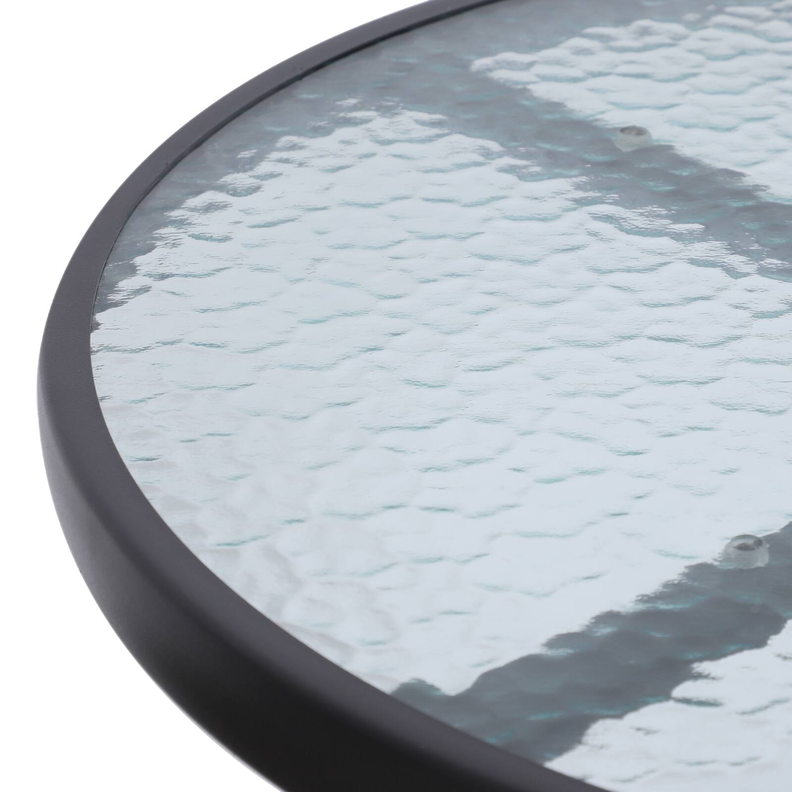 Alt View 7. Outsunny - 3 Piece Bar Height Outdoor Bistro Set for 2, Round Patio Pub Table 2 Bar Chairs with Comfortable Design & Strong Build - Tan.