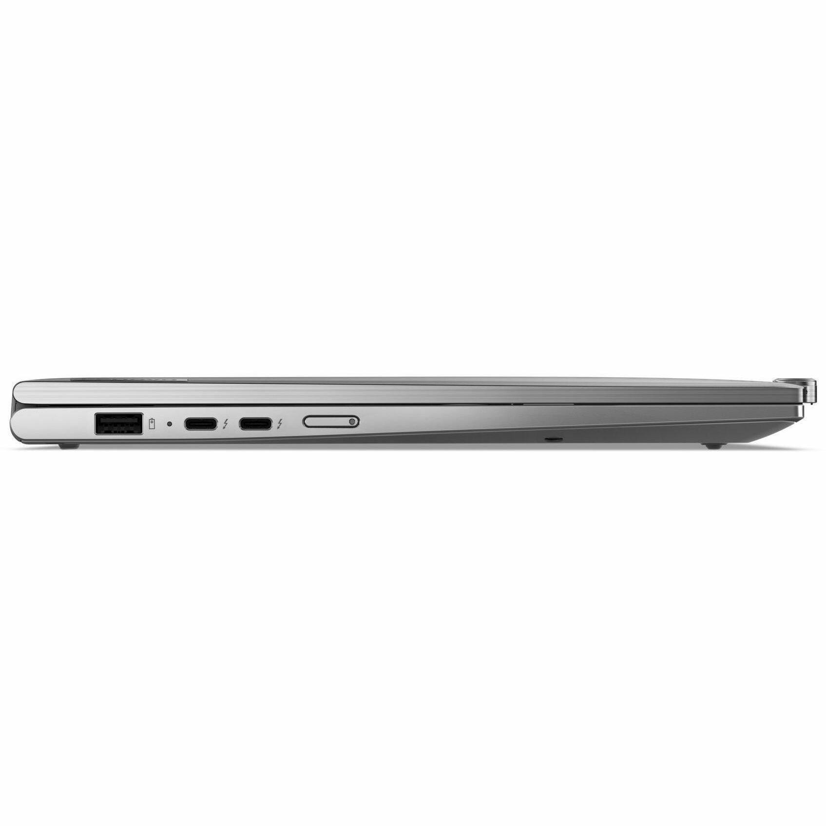 Alt View 7. Lenovo - Lenovo Thinkpad X1 Gen 10 21NU0035US 14" Touchscreen Convertible Copilot+ PC 2 in 1 Notebook - WUXGA - Intel Core Ultra - Gray.
