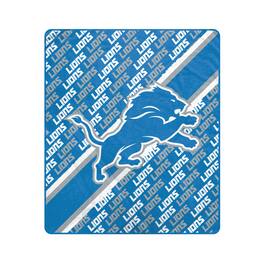 Pegasus - Detroit Lions 60" x 70" Diagonal Lined Wordmark Ultra Soft Blanket - Multicolor