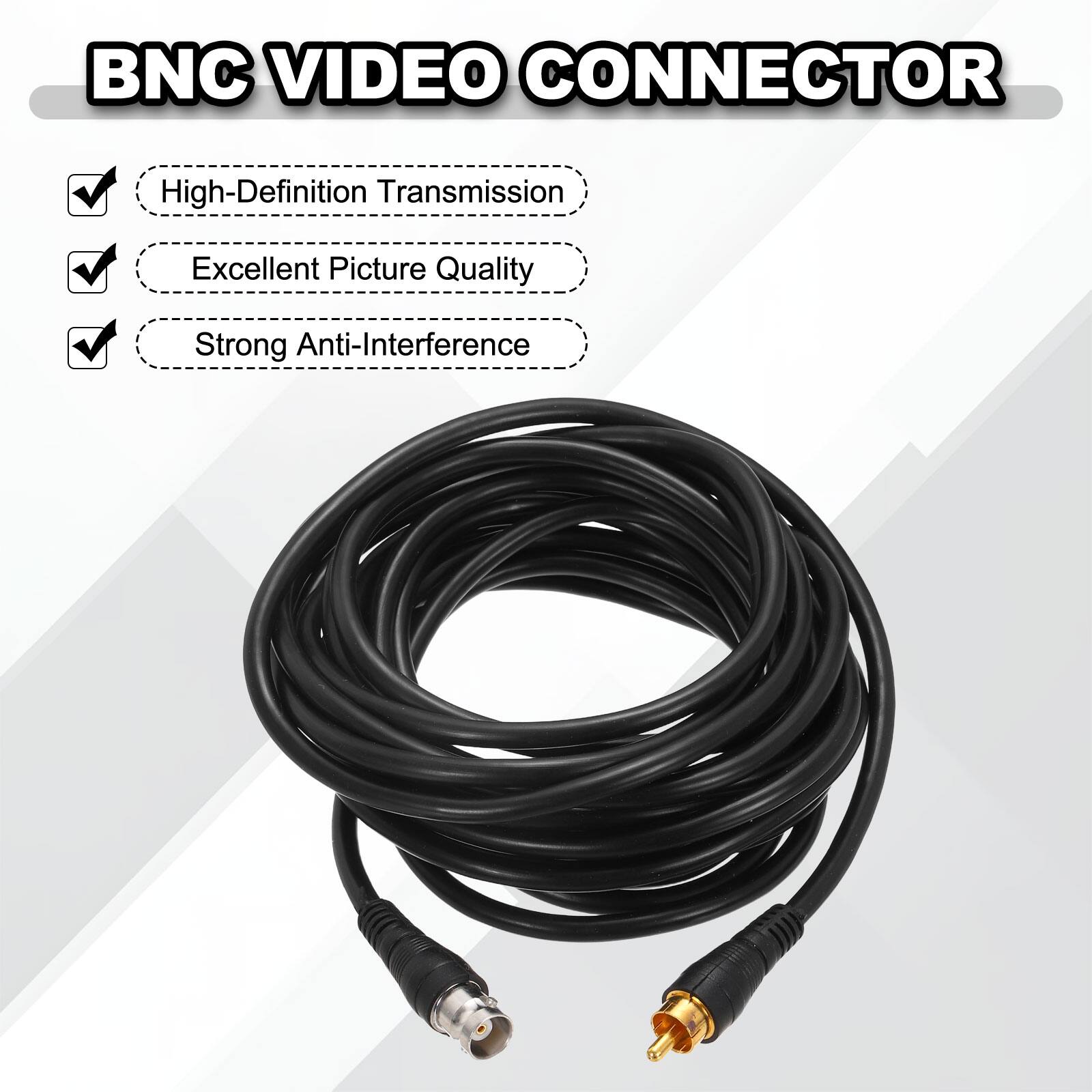 BNC VIDEO CONNECTOR

- High-Definition Transmission
- Excellent Picture Quality
- Strong Anti-Interference