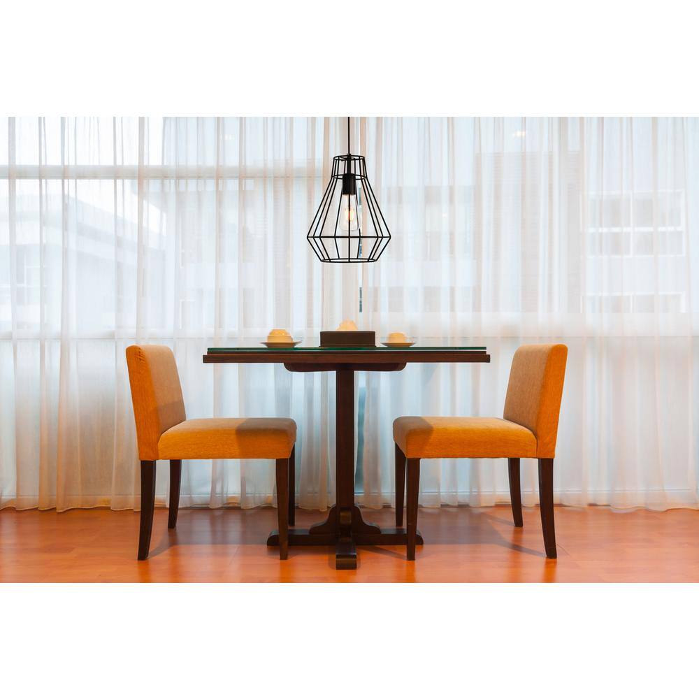 Angle. Living District - Jago Collection Pendant D9.1 H12.3 Lt:1 Black Finish - Black.
