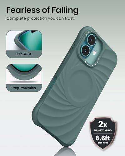 Fearless of Falling  
Complete protection you can trust.  
NANION Precise Fit  
Drop Protection  
2x MIL-STD-810G  
6.6ft DROP-TESTED
