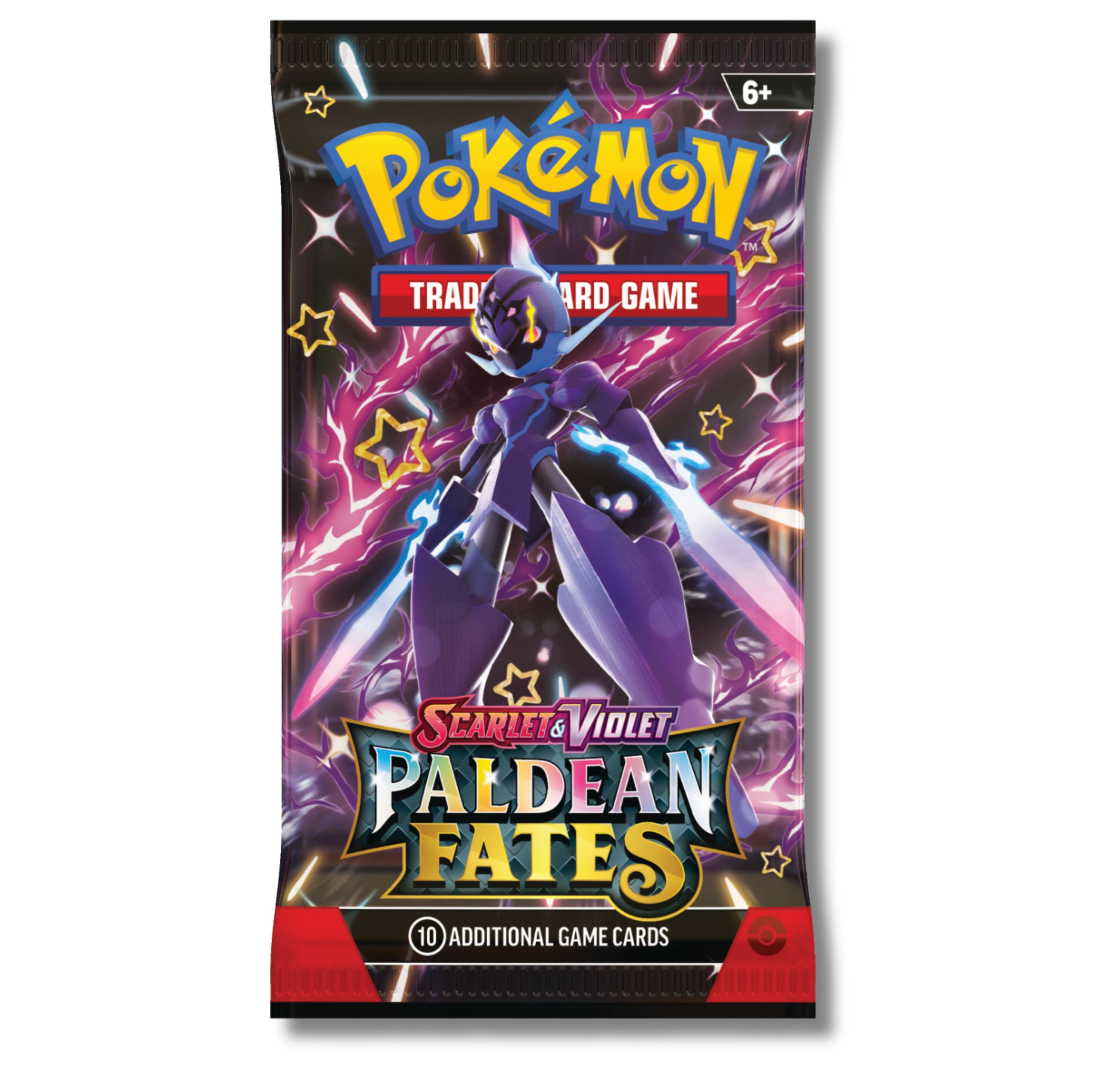 6+ Pokémon™ Trading Card Game Scarlet & Violet & Paldean Fates 10 Additional Game Cards