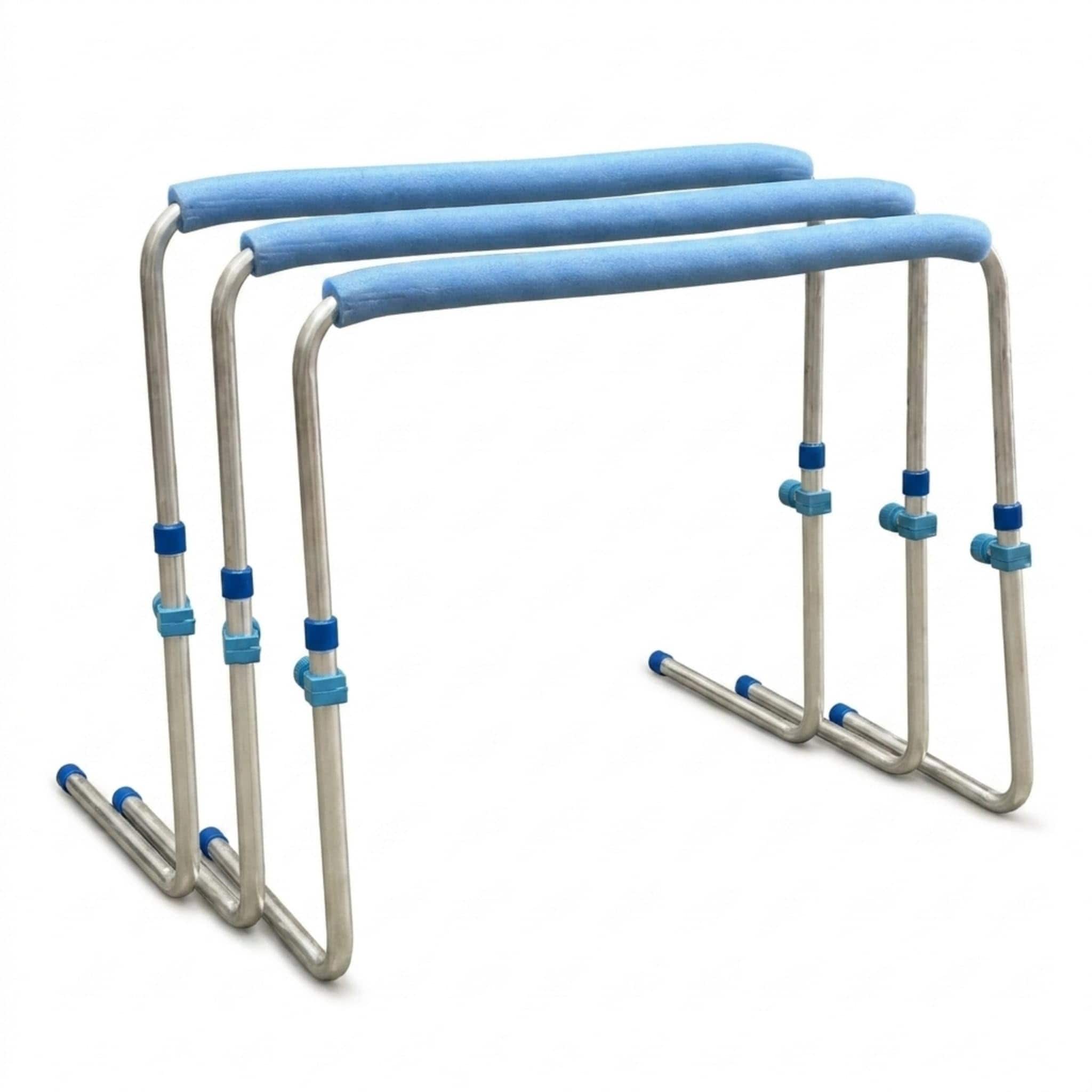 Amber Sporting Goods - Enhanced Training Agility Hurdles: for Track, Field, Soccer, Football - Adjustable 27" to 42" - (Set of 3)