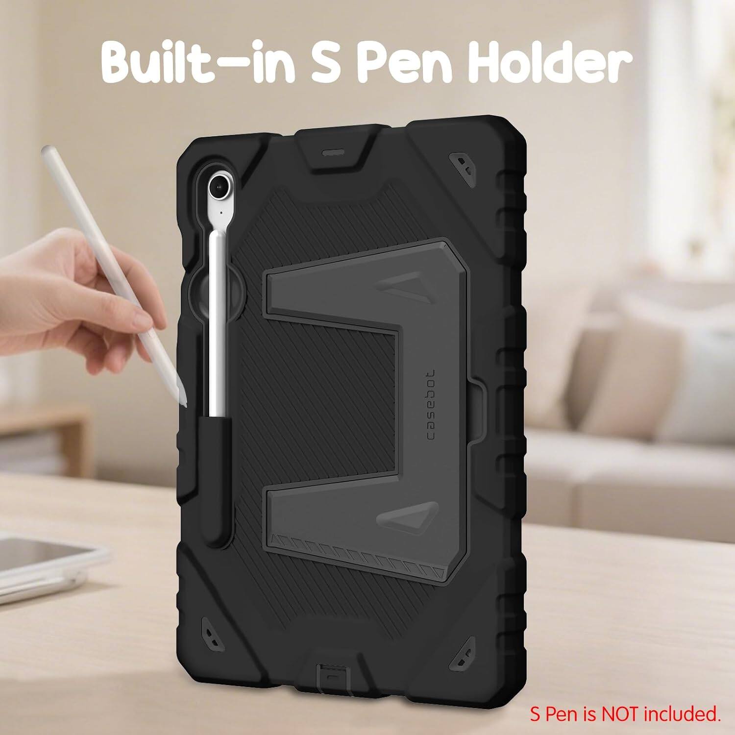 Built-in S Pen Holder

S Pen is NOT included.