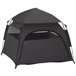 Pawhut - Up Dog Tent for Extra Large and Large Dogs with Carry Bag, for Beach, Backyard, Home