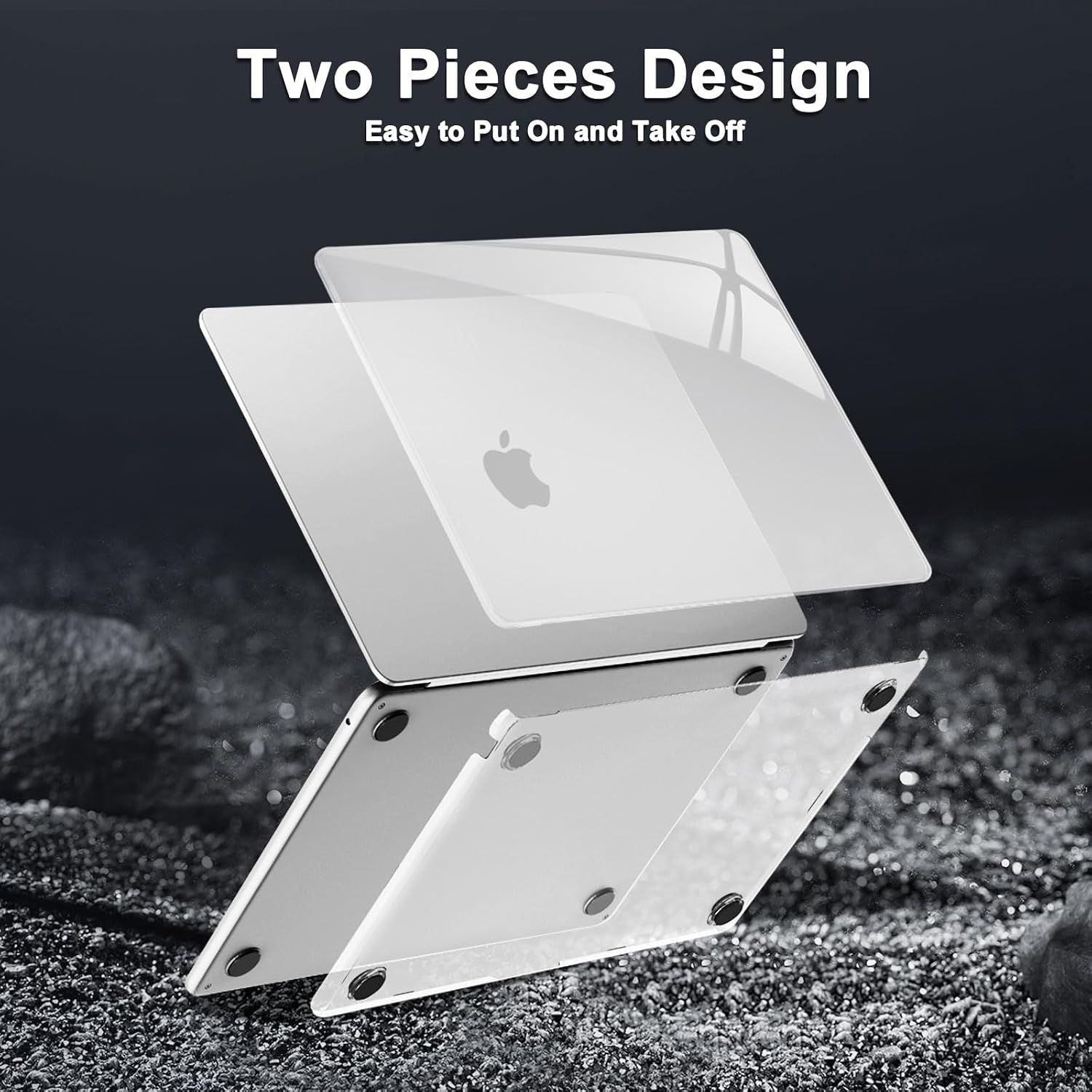 Two Pieces Design  
Easy to Put On and Take Off