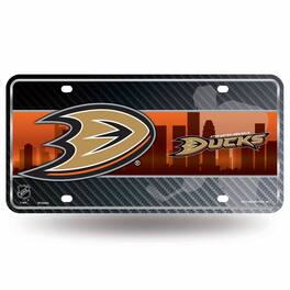 Rico Industries - Anaheim Ducks NHL 12x6 Metal License Plate Auto Tag - Multi