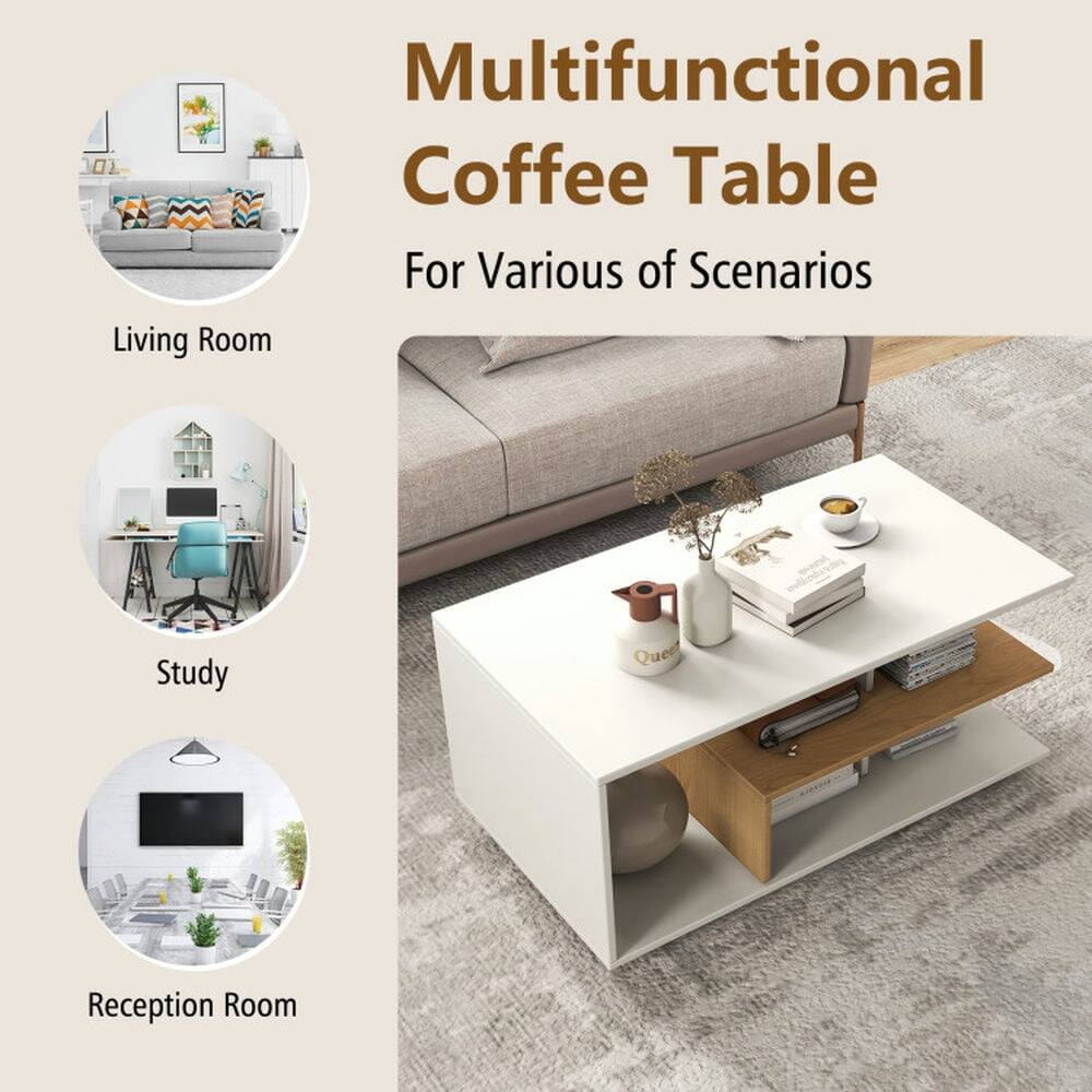 Multifunctional Coffee Table  
For Various of Scenarios  

Living Room  
Study  
Reception Room