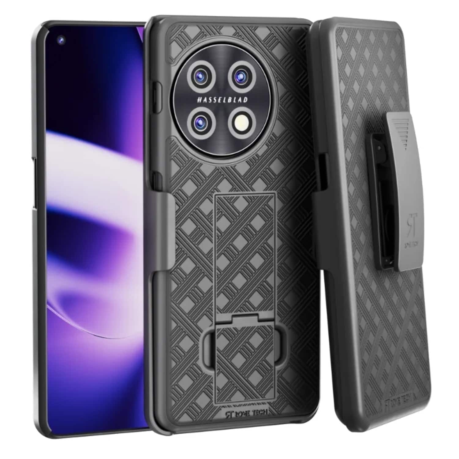RomeTech - Shell Holster Combo Case for OnePlus 11 - Black