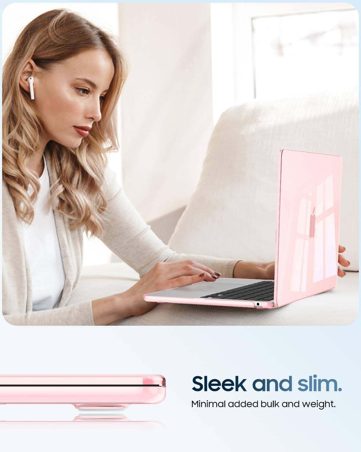 Sleek and slim.  
Minimal added bulk and weight.