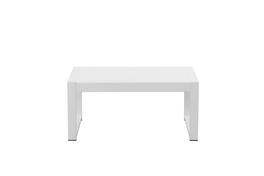 Manhattan Lane - Idyllicly Flawless Anodized Aluminum Coffee Table - White