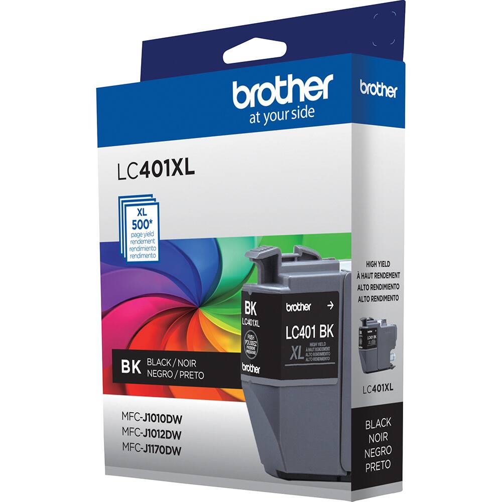 brother at your side LC401XL XL 500* page yield rendement rendimiento rendimento BK BLACK / NOIR NEGRO/PRE / PRETO BK LCAO1XIL P3EZ NEE brother brother LC401 BK M NONTEL L TECO XL AX0 O HIGH YIELD HAUT RENDEMENT ALTO RENDIMIENTO ALTO RENDIMENTO D LC401XL MFC-J1010DW MFC-J1012DW MFC-J1170DW BLACK NOIR NEGRO PRETO