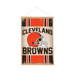 Evergreen Enterprises - Cleveland Browns 24" x 36" Antique Style Canvas Wall Art Tapestry with Wood Frame - Multicolor
